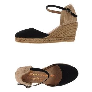 Anthropologie Gaimo Espadrilles Wedges Suede